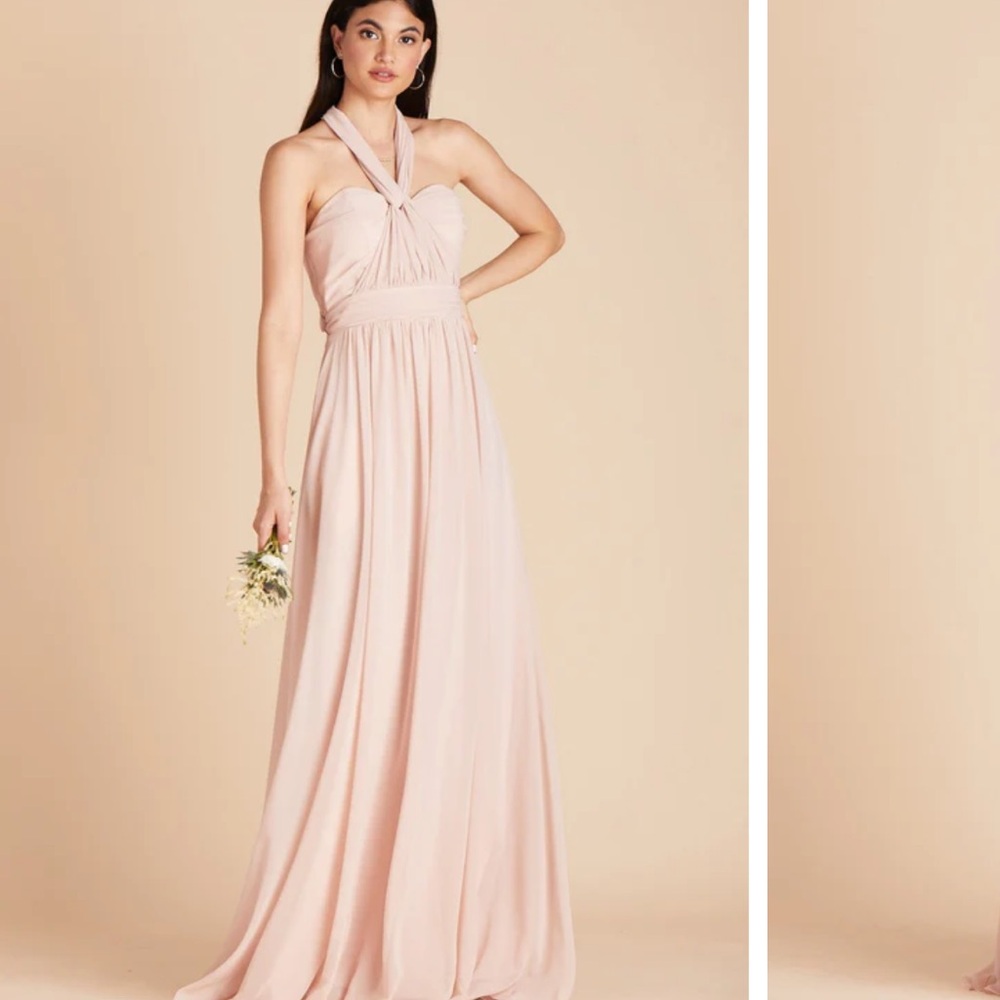 Birdy Grey Grace Dress- Chiffon Pale Blush